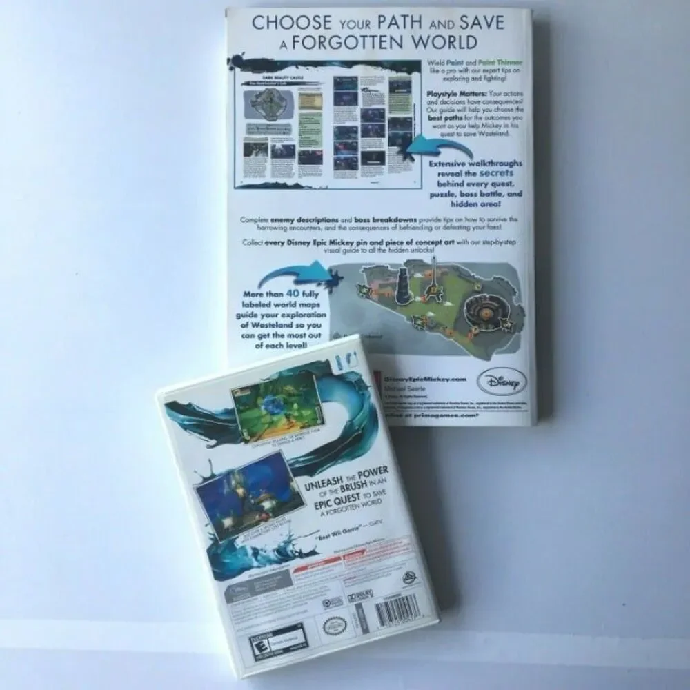 Disney Epic Mickey Game Guide and Game for Wii